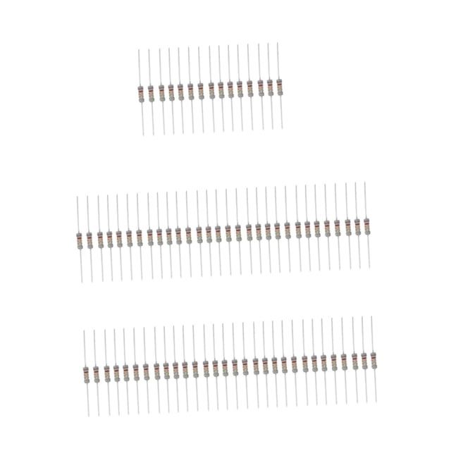 Resistores de película de carbono Macarena Paquete de 75 Piezas 0.1 Ohmios 3W