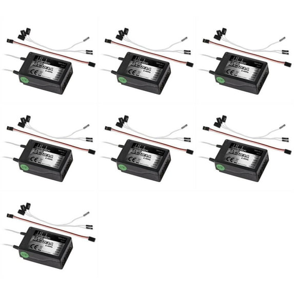 HobbyFlip Receiver DEVO-RX703A RX Devention 7CH with Data Bus QR X350 PRO-Z-07 Compatible with DJI S1000 7 Pack