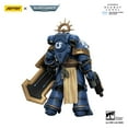 thumbnail image 2 of [IN STOCK] JOYTOY Warhammer 40K 1/18 Action Figures Ultramarines Levantus with Power Sword, Stormshield and Bolt Pistol, 2 of 6