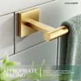 thumbnail image 5 of KOKOSIRI Bathroom Towel Bar Gold Hand Towel Holders Wall Mount Toilet Kitchen Cabinet Paper Holder Stainless Steel Bath Accessories, B3008BG, 5 of 9