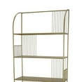 thumbnail image 3 of Plant Display Stand, 71 Inch Sleek Gold Metal Frame, 5 Storage Shelves, 3 of 5