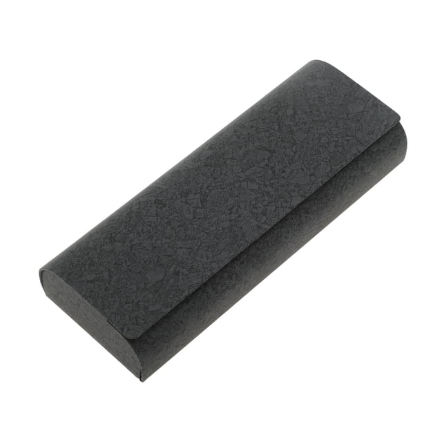 Estuche para gafas 1 Pc de Bargains Únicos con diseño de grano de madera 6.14"x2.36"x1.18" Negro