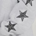 thumbnail image 4 of Women's Gameday Couture  Ash Tampa Bay Buccaneers Resilience Relaxed Rhinestone Pullover Sweatshirt, 4 of 6