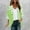 Green, variant on Sakmal Lightweight Clearance Coats for Women Blue Elbow-Length Cover-Up Cardigan Floral Chiffon Loose Fit Jacket for Ladies