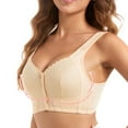 thumbnail image 4 of Women Bras, Lace Comfortable Front Close Wireless Bra, 4 of 8
