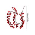 thumbnail image 4 of Christmas Ball Garland 71in Ball Ornaments Christmas Bulb Vine Xmas Tree Bauble Decorations for Party Supplies Indoor Outdoor Home Office Decoration Accessories(Red), 4 of 7