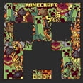 thumbnail image 2 of Women's Minecraft Creeper Collage  Graphic Tee Black X Large, 2 of 4