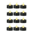 thumbnail image 1 of 12 velas de té, velas votivas, lámparas LED eléctricas falsas a pilas Destello blanco cálido, 1 of 4