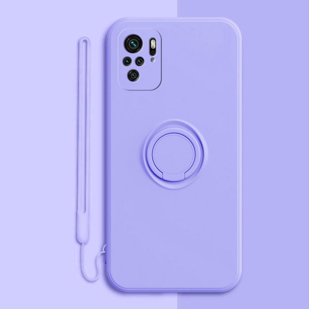 Funda para Xiaomi Mi 10T 11T 12T Pro, Funda cuadrada con soporte de anillo de silicona líquida, Funda suave para Xiaomi Mi 10T 11T 12T mi 12t Pro 11 Lite Tan Jianjun unisex