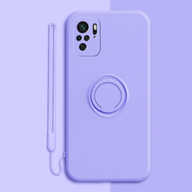 Funda para Xiaomi Mi 10T 11T 12T Pro, Funda cuadrada con soporte de anillo de silicona líquida, Funda suave para Xiaomi Mi 10T 11T 12T mi 12t Pro 11 Lite Tan Jianjun unisex