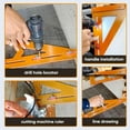 thumbnail image 6 of WEISIPU Carpentry Rulers Positioning Triangle Ruler 2-in-1 Marking Triangle Measuring, 6 of 7