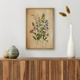 thumbnail image 3 of PixonSign Framed Canvas Print Wall Art Retro Antique Wildflower Still Life Nature Wilderness Illustrations Modern Art Botanical Floral Farmhouse/Country Relax/Calm/Cozy - 16"x24" Natural, 3 of 5