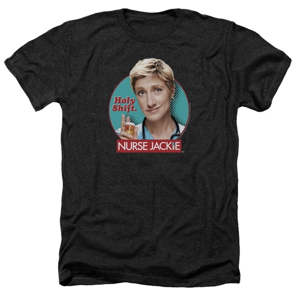 Nurse Jackie - Holy Shift - Heather Short Sleeve Shirt - Medium