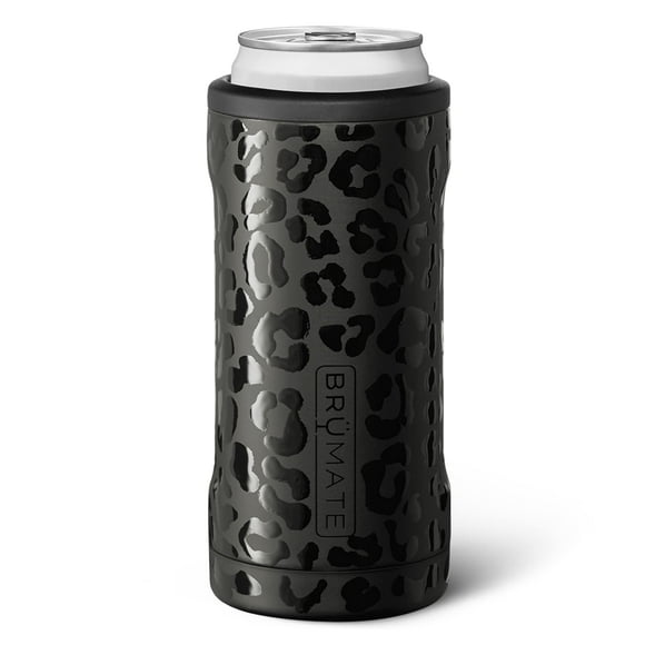 Enfriador de latas aislante BrüMate Hopsulator Slim, 355 ml, Onyx Leopard