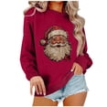 thumbnail image 2 of Chandails de Noël pour Femmes Mode de Noël pour Femmes T-Shirt à Manches Longues et Col Rond avec Coupe Ample et Design de Chandail Sans Capuche pour Femmes, 2 of 4
