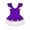 Purple, variant on CHICTRY Kids Girls Sequins Cosplay Costume Velvet Mesh Dance Leotard Jumpsuit