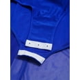 thumbnail image 6 of Raenseen Kids Girls Lyrical Dance Dress High Low Mesh Tutu Sparkly Gymnastics Leotard Figure Skating Dress Blue 14, 6 of 7