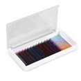 thumbnail image 3 of 12mm Colorful False Eyelash Extension Gradient Color Fake Eye Lashes Individual Eyelashes, 3 of 5