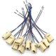 thumbnail image 1 of 10 Pieces G9 Lamp Holder, G9 Ceramic Base Socket With 150mm Teflon Wire For G9 Led Halogen Light Bulbs Home, 1 of 4