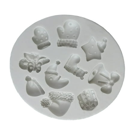 

Christmas Moon Bell 3D Shape Cake Silicone Mold Chocolate Fondant Polymer Mould