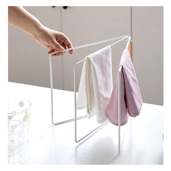 Home Kitchen Countertop Dishcloth Drying Rack, 3 Arms Folding Dishcloth Holder