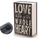 thumbnail image 1 of Combination Lock Book Safe for Home Dictionary Disguised Storage, Metal Secret Stash Box for Money, Jewelry, Documents, 1 of 5