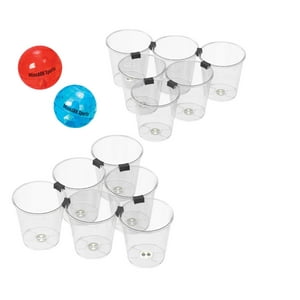 MinnARK Giant LED Yard Pong Game with LED Balls & Buckets