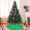 thumbnail image 7 of Lsque Octopus1 Print Christmas Tree Skirt, Tree Skirt with Ties or Velcro, Perfect for Holiday Decorations, Halloween, and New Year-30", 7 of 7