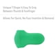 thumbnail image 4 of 30 pares de tapones para los oídos de espuma desechables de baja presión, color verde brillar Electrónica, 4 of 5