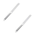 thumbnail image 1 of Lemon Zester Grater Zester Cheese Grater With Handle Lemon Zester Tool For Cheese Lime Chocolate Fruits Vegetables Garlic Cheese Grater Handheld 12.79"（2pcs）, 1 of 7