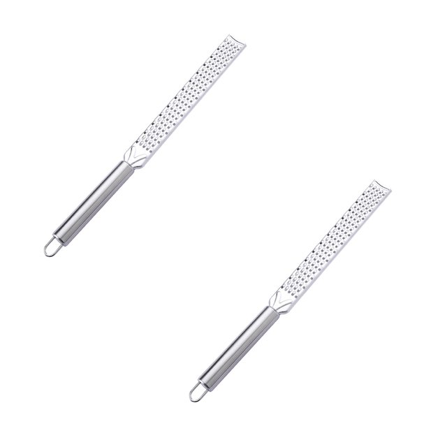 Lemon Zester Grater Zester Cheese Grater With Handle Lemon Zester Tool For Cheese Lime Chocolate Fruits Vegetables Garlic Cheese Grater Handheld 12.79"(2pcs)