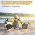 thumbnail image 3 of Winado 12V Kids Ride On Car for Toddlers, Licensed Mercedes Benz AMG GTR, Powered Electric Vehicle with 2.4G Remote Control, White, 3 of 9