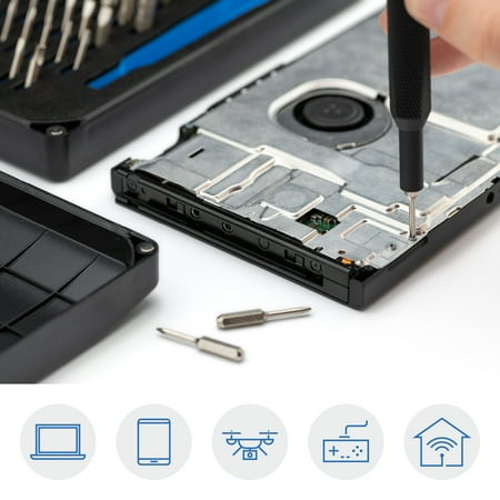 iFixit - Mako 64-Bit Driver Kit - Black/Blue