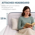 thumbnail image 5 of Beautyrest® LUXA REST™ 24" Queen Raised Air Mattress with Integrated Headboard, Auto Shut-Off Built-in Pump, 5 of 13