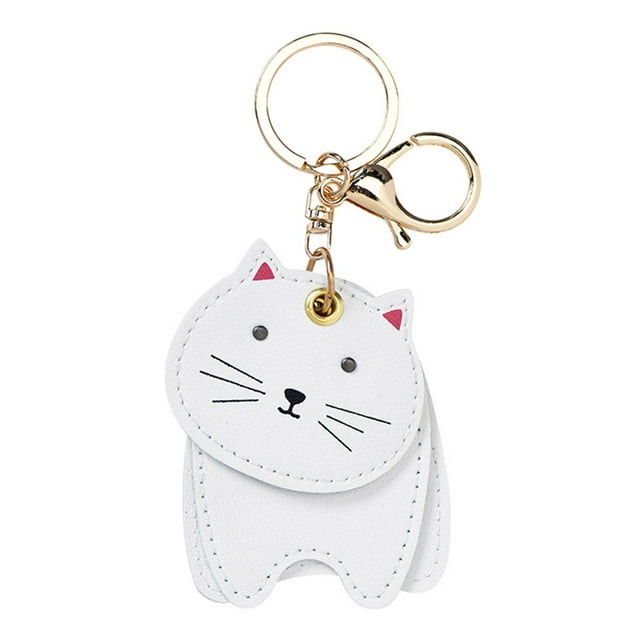 1pc Keychain Pendant PU Leather Keyring Purse Handbag Car Key Decoration