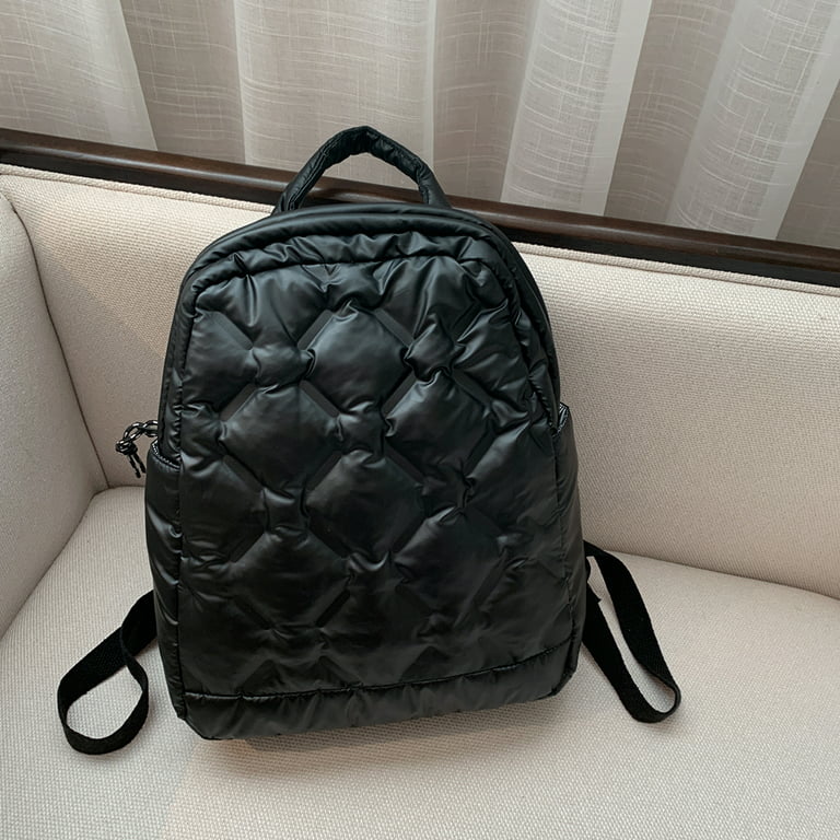 chanel grey backpack