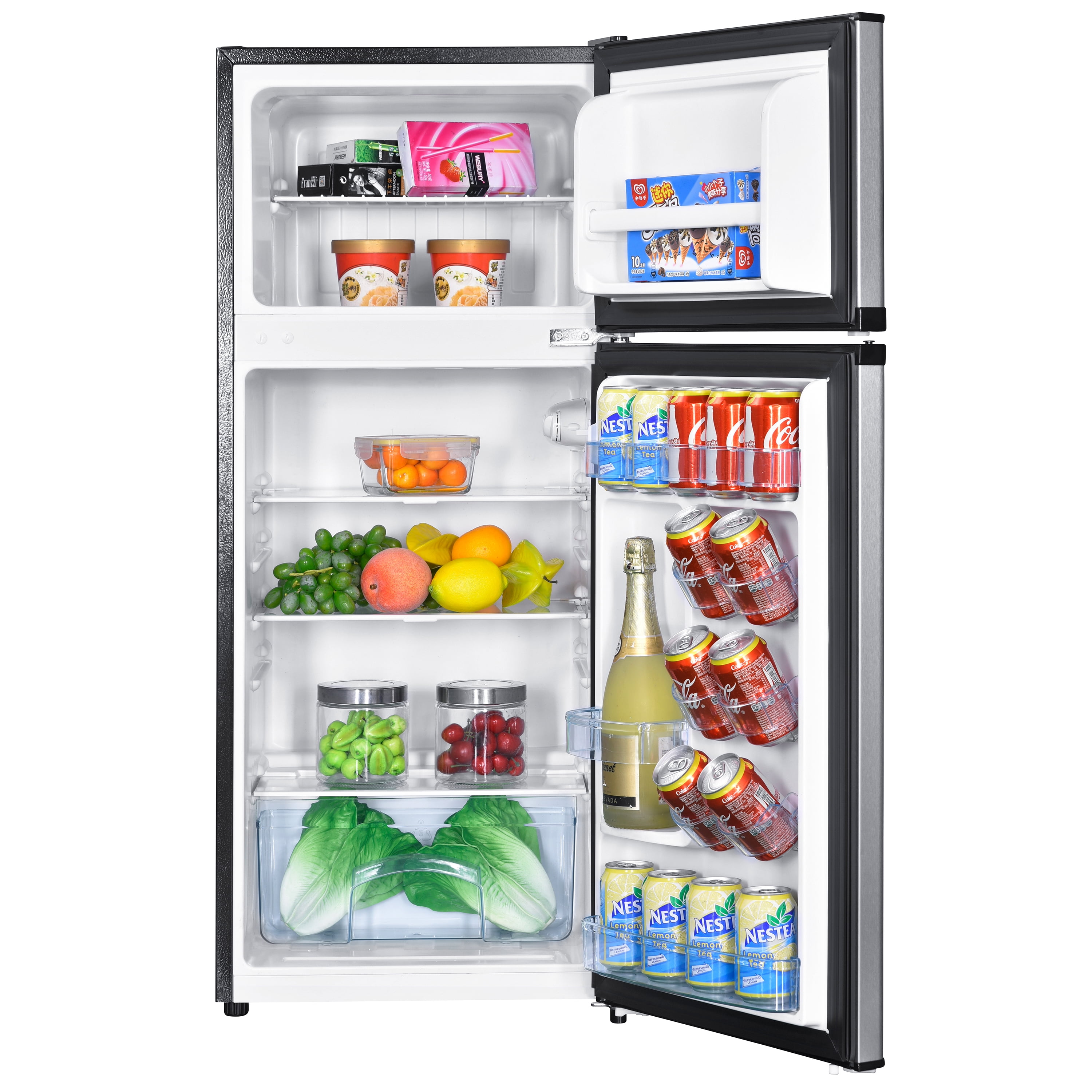 Avanti RA45B3S 4.5 Cu. Ft. Stainless Top Freezer Compact Refrigerator