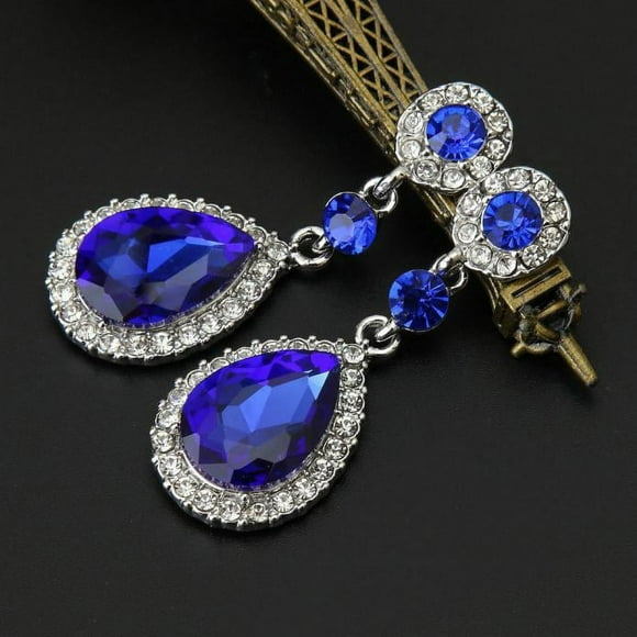 Earrings for Women Wedding Jewelry Rhinestone Style Wedding Earrings for Women White
