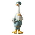 thumbnail image 3 of Estatua de pato de jardín, accesorios, artesanía, regalo, escultura de animal realista y resistente. Señor Pato, 3 of 6