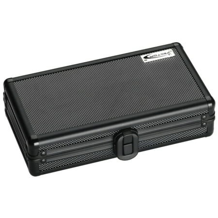 Aluminum Travel Cigar - Vector Black Aluminum Rugged Travel Cigar Humidor 4 Ct