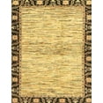 thumbnail image 1 of Ahgly Company Indoor Rectangle Abstract Bold Yellow Abstract Area Rugs, 8' x 12', 1 of 6