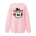 thumbnail image 4 of Amzcrzy Chandails en Molleton pour Femmes Halloween Chandail en Molleton Mode Imprimé Ample Manches Longues Blouse Col Rond Chandails en Molleton Sans Capuche Chandails en Molleton pour Femmes Chandails en Molleton et Chandails à Capuchon TG, 4 of 4