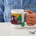thumbnail image 4 of CafePress - Hart Dogs Christmas Design Large Mug - 15 oz Ceramic Large White Novelty Mug, 4 of 6