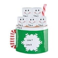 thumbnail image 4 of Personalized Smores Family of 5 Ornament 2024 Marshmallow Family in Mug 1 Count - Ornaments by Elves, 4 of 10