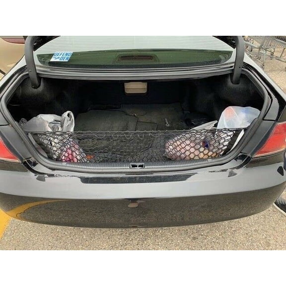 EACCESSORIES EA Trunk Organizer Cargo Net for Lexus ES300 ES330 1992-2006 – Envelope Style Cargo Net For Sedan – Premium Mesh Car Trunk Organizer Vehicle Carrier Storage – Compatible Lexus ES300 ES330