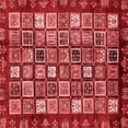 thumbnail image 1 of Ahgly Company Machine Washable Indoor Square Abstract Red Modern Area Rugs, 6' Square, 1 of 4