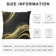 thumbnail image 5 of Nawypu  Black and Gold Marble Throw Pillow Covers Farmhouse Decorative Pillow Case Cushion Summer Pillows Cover Holiday Decor Home for Sofa Couch Bedroom Car Chair Living Room, 5 of 5