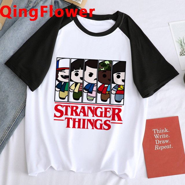 Caliente Stranger Things 4 Hellfire Club Verano top Camiseta Hombres kawaii Pareja Ropa Más El Tamaño De La harajuku