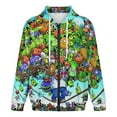 thumbnail image 4 of Plants Vs Zombies Zip Up Hoodie Pullover Hooded Long Sleeve Sweatshirts Tops Blouse with Pocket for Mens Womens, 4 of 8