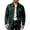 Green, variant on Ecqkame Men's Classic Trucker Jacket Lapel Collar Button Down Long Sleeve Multi Pockets Casual Daily Trendy Versatile Outerwear Beige S